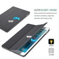 thumbnail image 5 of ProCase iPad Air (3rd Gen) 10.5" 2019 / iPad Pro 10.5" 2017 Case, Ultra Slim Lightweight Stand Smart Case Shell with Translucent Frosted Back Cover for Apple iPad Air (3rd Gen) 10.5" 2019 –Space Gray, 5 of 7
