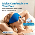 thumbnail image 6 of Contoured Gel Ice Eye Mask FSA HSA Eligible: Cold Compress for Puffy Eyes, Dark Circles, Sinus Pressure & Post-Surgery Relief, Reusable Cooling Therapy, Fits All Head Sizes, Daily Eye Care, 6 of 7