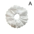 thumbnail image 4 of INS Lolita Lace Scrunchies Flower Temperament Hair Rope Large Lace Hair Ban, 4 of 10