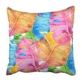 thumbnail image 1 of BSDHOME Colorful Abstract Watercolor Blue Cyan Magenta and Pink Pages Identity Style Pillowcase Cushion Cover 20x20 inch, 1 of 1