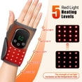 thumbnail image 2 of Cordless Wrist Heating Pad Massage, Heated Wrist Brace Wrap with 660 red light, Wrist Massager with 5 Heats and 3 Vibrations Modes, Gift for for Men Women Left Right Hand, 2 of 16