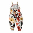 thumbnail image 6 of Generic Strap Kids Jumpsuit Romper Toddler Halloween Cartoon Sleeveless Baby Girls Romper&Jumpsuit Bodysuit Warm Overalls Outwear(5-6 Years,WH2), 6 of 6