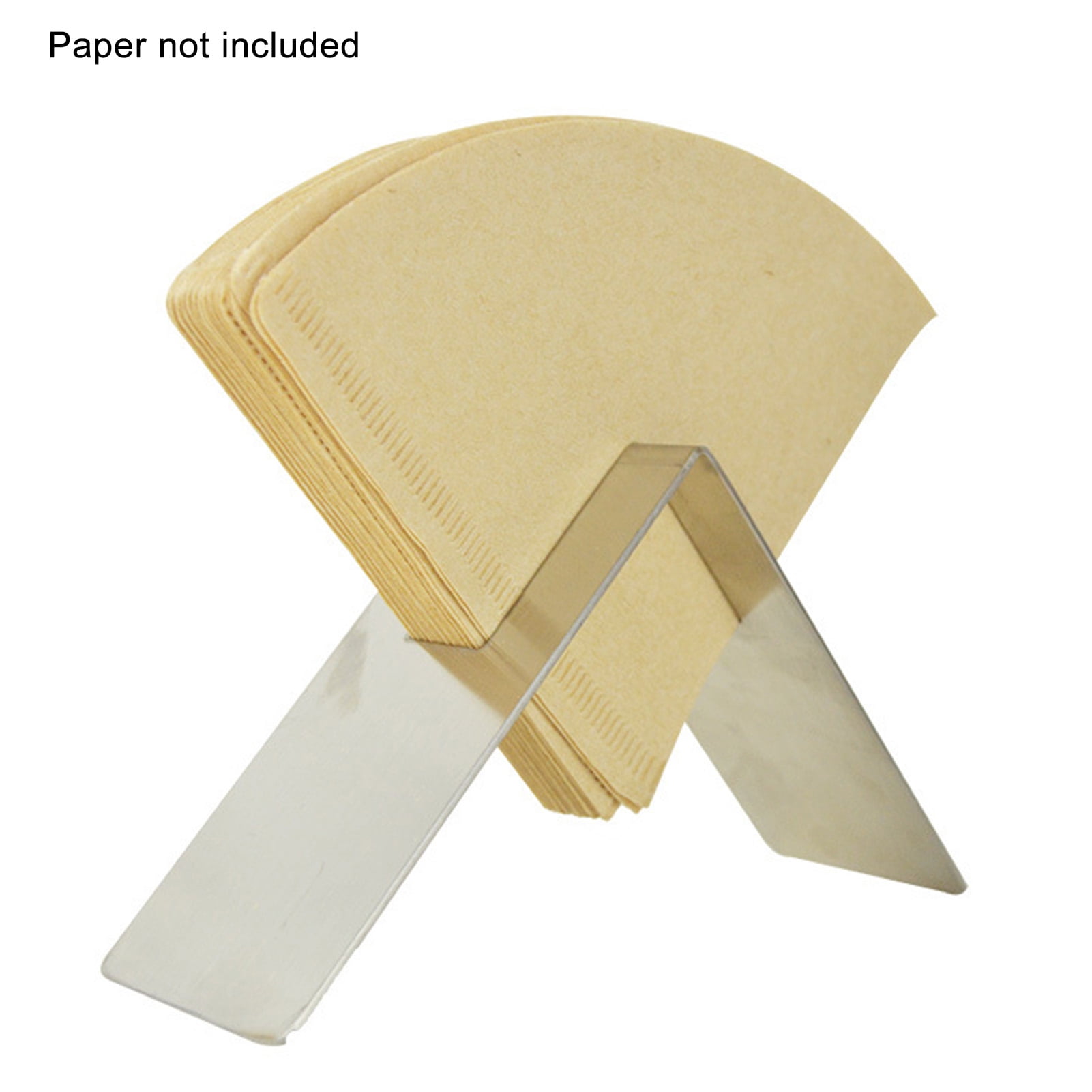 Walbest Stainless Steel Filter Paper Holder Broken Resistant Waterproof Coffee Filter Paper