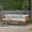Teak#2, variant on Outdoor Sofa, CLAREMONT 3 SEATER DAYBED, Teak Patio Furniture,Wood+Waterproof Fabric Outdoor Sectional, Garden & Outdoor & Patio Furniture Patio Seating