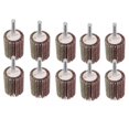 thumbnail image 3 of AMONIDA 10pcs Shank Grinding Sandpaper Sanding Polishing Wheel Grinding Sandpaper Flap, 3 of 8