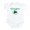 Cloud White, variant on CafePress - Ginger Shamrock Infant Bodysuit - Baby Light Bodysuit, Size Newborn - 24 Months