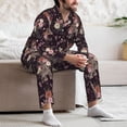 thumbnail image 6 of Bingfone Men's Pajama Set 2 Piece Loungewear PJs, Long Sleeve with Pajama Pants-Romantic Paris, 6 of 7