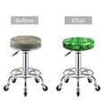 thumbnail image 5 of Lsque Vegetables Pattern Round Bar chair cushion covers Velvet Fabric Premium Comfort Protects from Scratches and Stains for 14-17 Inch Chair-13 inch, 5 of 7