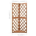thumbnail image 6 of vidaXL Trellis Garden Trellis Planter for Vegetable Flower Herb Solid Wood Fir, 6 of 9