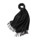 thumbnail image 1 of Minnieouse Bufanda de tubo elegante con flecos, cálida y moderna para todas las ocasiones, bufandas de punto fino de invierno Accesorios de disfraces negro, 1 of 6