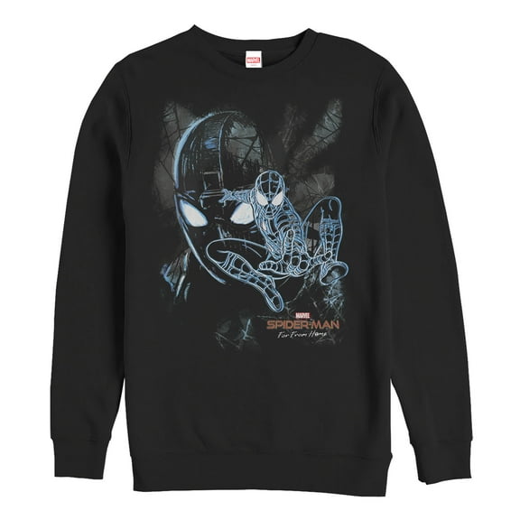 Men's Marvel Spider-Man: Far From Home Shadow Sweatshirt Black X Large