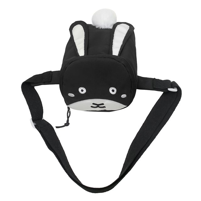 Bolsa Kawaii Hobo Bag Nylon suave Orejas largas Conejo Satchel para regalo (Negro) Likrtyny Para Estrenar