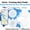 2 Anti-lost devices + 2 Silicone cases (white), variant on Smart Bluetooth Air Tracker Tag with Location History, Compatible with Android & iOS, Key Finder Item Locator for Luggage, Backpacks, Suitcases & Pets