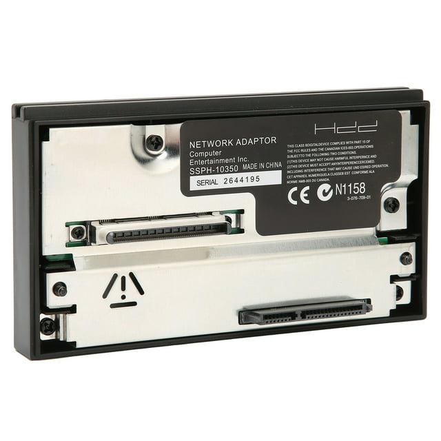 Adaptador de Red de Interfaz, Adaptador HDD Profesional Enchufe y Juego Portátil de 64 MB para Consolas de Juegos