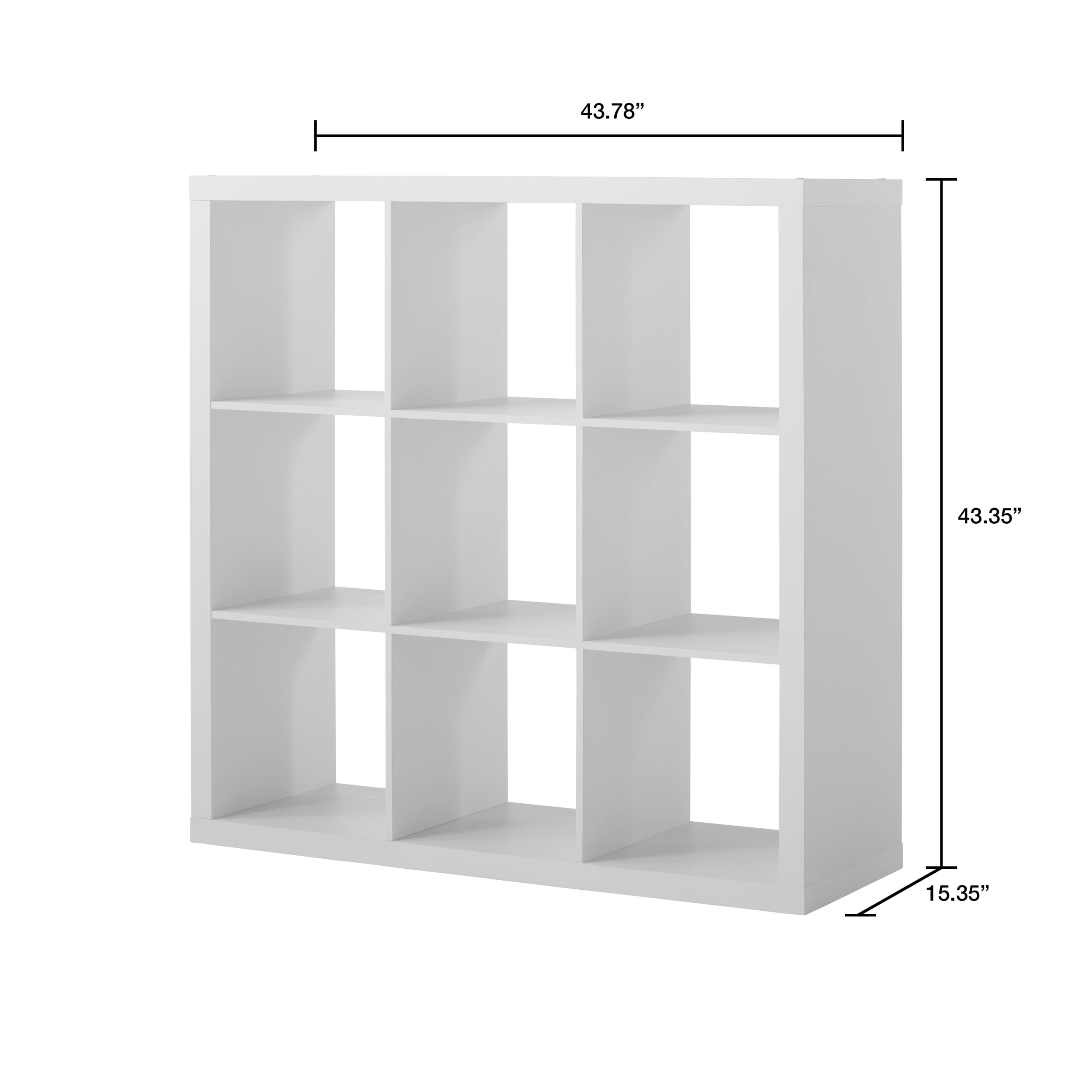 Better Homes & Gardens 9-Cube Storage Organizer, Natural - Walmart.com