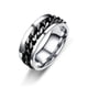 thumbnail image 1 of Anti-stress ring with bottle opening function Stainless steel Black, 1 of 4