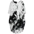 thumbnail image 2 of Vestido AZPSRT Afro Girls Magic de manga larga para mujer negro, 2 of 4