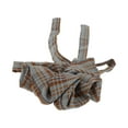 thumbnail image 4 of Unique Bargains 1 Pc Scrunchie Fashion Plaid Bow Ribbon Hair Elastics Gray Red, 4 of 5