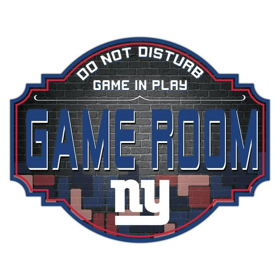 New York Giants 12'' Game Room Tavern Sign