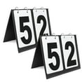 thumbnail image 1 of GOGO 2 Sets Portable Tabletop Sports Scoreboards Scorekeeper 00-99-Black Number, 1 of 6