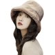thumbnail image 5 of Sombrero de mujer, gorro de invierno, gorro de piel sintética cálido, gorro clásico de piel, 5 of 5