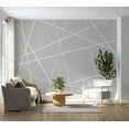 thumbnail image 6 of Tiptophomedecor Abstract Wallpaper Wall Mural - Modern Cobweb, 6 of 7
