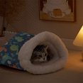 thumbnail image 5 of PEONAVET Cats Cave,Cats Dog Sleeping Bag,Furry Warm Cats Sleeping Mat for Indoor Catss Washable Cozy Dog Cats Sleeping Bag for, 5 of 6