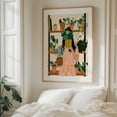 thumbnail image 6 of Potted Oasis - India Illustration Botanical Cat Modern Art Floral Fashion Unframed Wall Art Print 18 x 24 inches, 6 of 13