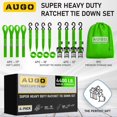 thumbnail image 4 of Augo Correas De Trinquete Resistentes Y Bucles Suaves - Paquete De 4 Correas De Trinquete Extra Fuertes De 1,5 Por 10 Con Cierres De Seguridad Con Gancho En S Y 4 Amarres De Bucle Suave - Resistencia, 4 of 5