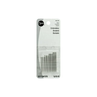 Hello Hobby Assorted Size Quilting Hand-Sewing Needles, 60 Pieces, Includes  Needle Threader and Metal Thimble 