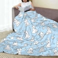 thumbnail image 6 of Sikiie Rabbit And Bird Ultra-Soft Micro flannel Blanket Luxury All Seasons Warm Blanket for Bedding Sofa and Travel (4 sizes)-40"x30", 6 of 7