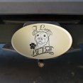 thumbnail image 2 of I Love My Pit Bull Oval Tow Trailer Hitch Cover Plug Insert, 2 of 3