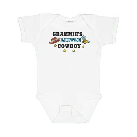 

Inktastic Grammies Little Cowboy with Cowboy Hat and Boots Gift Baby Boy Bodysuit