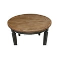 thumbnail image 4 of 44 x 44 in Round Top Solid Wood Dining Table in Hickory/Washed Coal, 4 of 6