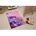 thumbnail image 4 of Pink Rugs, Pink And Purple Painting Rug, Purple Rug, Office Decor Rugs, Entry Rugs, Salon Decor Rugs, Pattern Rug, Modern Rug, Stair Rug, 5.2'x7.5' - 160x230 cm, 4 of 7