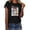 A01Black, variant on Womens In My Era Witch Print T-Shirt Retro Halloween Graphic Tee Short Sleeve Casual Top Comfortable Fall Party Season Outfit Clothes