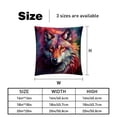 thumbnail image 5 of Wolf Velvet Throw Pillow Covers Set of 2 - Sizes 16x16, 18x18, 20x20 Inches - Decorative Pillows with Unique Patterns for Various Occasions, 5 of 6