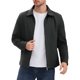 thumbnail image 5 of CHAQUETA CASUAL DE LARGO MANGA CON SOLAPA Y CREMALLERA COMPLETA PARA HOMBRE, COLOR NEGRO, TALLA XL, 5 of 6