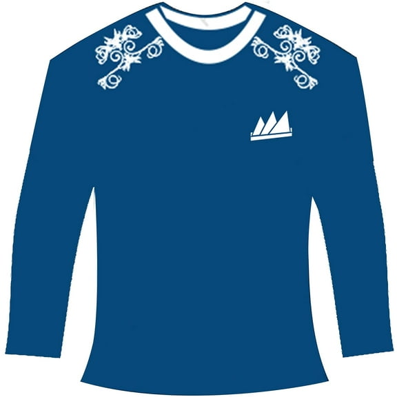 Premium High-Quality Fabric Classic Men Enduring Long Sleeve T-shirt, Extremely comfortable button-ups Long sleeve shirts for Casual wear- Xlarge Blue