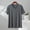 Dark Gray1, variant on Men's Modal Blend Short Sleeve V-Neck Solid Color Comfortable Casual Top – 20% Modal, 40% Cotton, 40% Polyester S-5XL