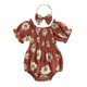 thumbnail image 1 of Disfraz Premium Mamelucos florales para niñas con estampado de margaritas, mameluco de manga corta, ropa de verano a la moda Ygjytge Amarillo T 12/18 M Única para Niña, 1 of 8
