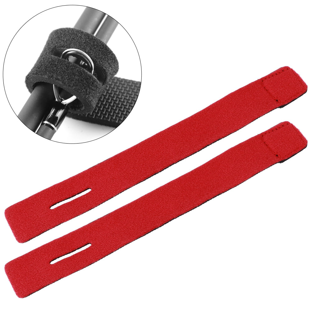 4PCS Fishing Rod Straps Ties Fishing Pole Belts Cable Fishing Rod Holders for