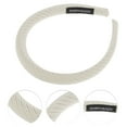 thumbnail image 2 of Ofertas Únicas 1 Pc Diadema Clásica Elegante de Punto para Mujeres y Niñas 5.91"x5.51" Beige, 2 of 4