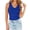 Blue, variant on Smsaxvxz Womens Pullover Sports Tank Tops Summer Fashion Solid V Neck Sleeveless Casual Slim Fit Shirts 2026 Summer Clothes