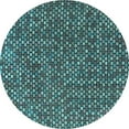 thumbnail image 1 of Ahgly Company Indoor Round Abstract Light Blue Modern Area Rugs, 8' Round, 1 of 4