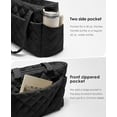 thumbnail image 2 of Tote Bag for Women, Lightweight Puffer Tote Work Bags with Compartments for Travel, Quilted Shoulder Bag with Zipper, 2 of 12