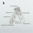 thumbnail image 1 of 1 x Quincaillerie en Acier Inoxydable Tournant Pivot de Porte Invisible Charnière Ton Rotatif, 1 of 7