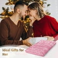 thumbnail image 6 of Gifts for Her, Anniversary Birthday Gifts for Girlfriend, Wife, Romantic Pink Blanket with Rose Print, I Love You Gifts for Her, Wedding, Valentines Day Gift, Soft Throw Blanket, 6 of 6
