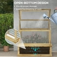 thumbnail image 4 of Outsunny Raised Garden Bed with Wooden Cold Frame, 35.5" x 31.5" x 36", 4 of 9