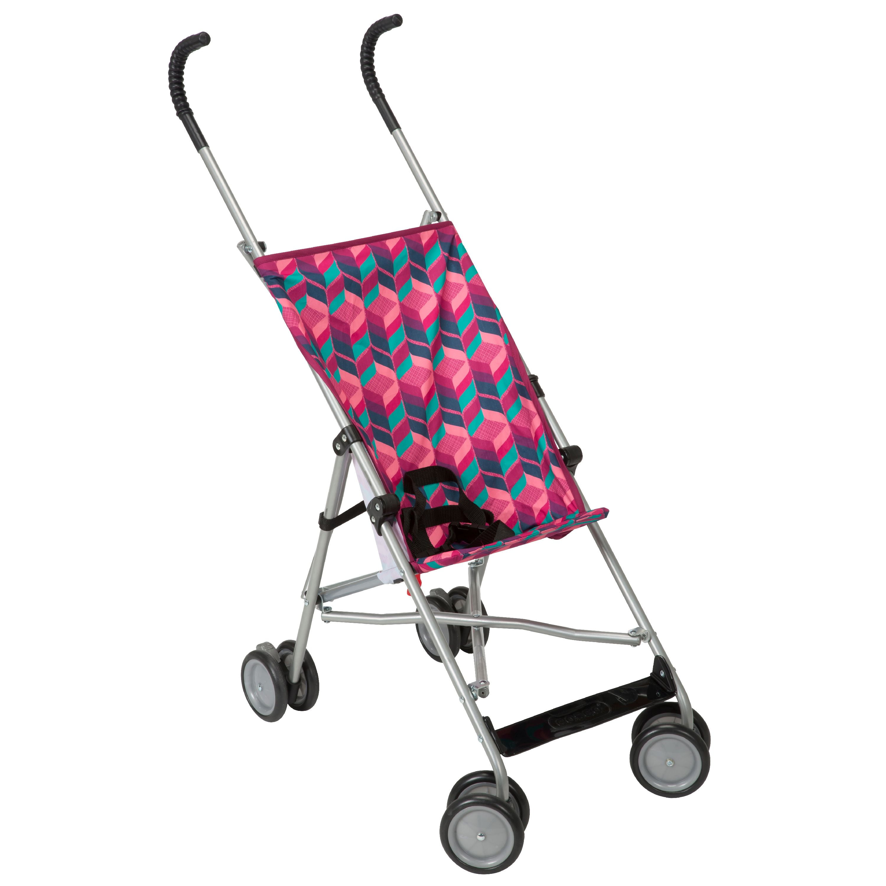 pink lightweight stroller